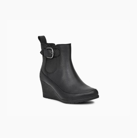 UGG Arleta Black Waterproof Boots for Women (FRVO73589)